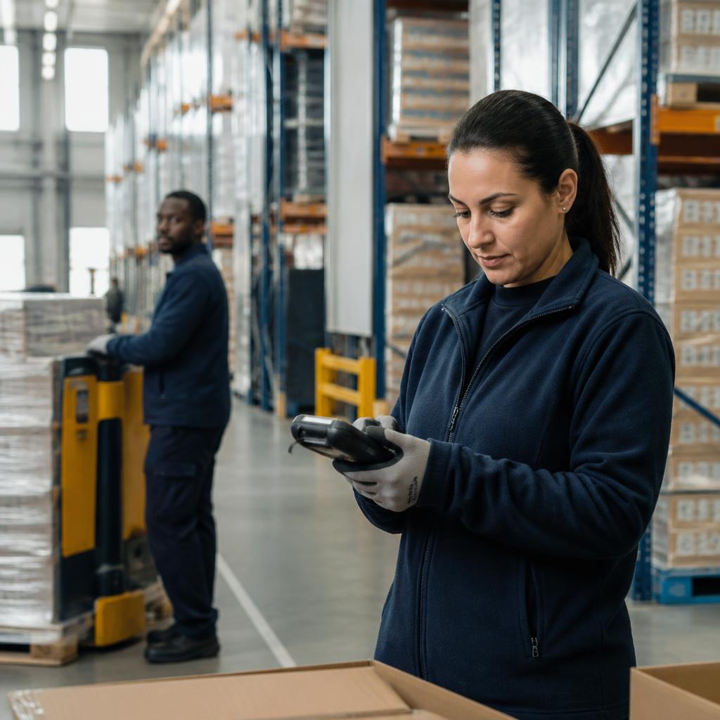 Warehouse professionals supporting an active operation